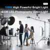 VLOGLITE P100 Professional Photography Video Fill Light 100W High Powerful Bright COB LED Light, Plug:US Plug