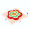 DIY Creative 3D Wooden Puzzle Geometry Shape Puzzle Children Educational Toys(Polygon)