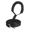 5m Long Dog Training Lead with Bungee (Black) - 2.5cm Wide