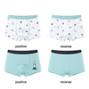 130 Yards 2pcs Boys Cartoon Cotton Boxer Antibacterial Boxer(ND411)