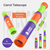 8X HD Radish Telescope Retractable Focusing Children Science Education Toys(Random Color)