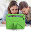 For Huawei Enjoy Tablet 2 / MatePad T10 / T10s Portable Handle EVA Shockproof Anti Falling Protective Case with Triangle Holder(Green)