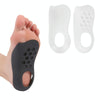 1 Pair Flat Foot Bow Corrected XO Leg Orthopedic Insole, Size: L (White)