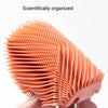 Silicone Hair Wash Massage Brush Exfoliating Bath Brush(Pink)