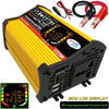 Legend III Generation DC12V to AC110V 6000W Modified Square Wave Car Power Inverter with LED Display(Yellow)