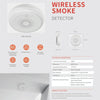 Zigbee Smart Smoke Detector - Wireless, App Alerts, Long Battery