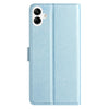 For Samsung Galaxy A06 4G Silk Texture Horizontal Flip Leather Phone Case(Light Blue)