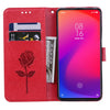 Rose Embossed Horizontal Flip PU Leather Case with Holder & Card Slots & Wallet for Xiaomi Redmi K20 / K20 Pro(Red)