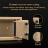 Small Steel Security Safe Box - Digital Keypad - Wall Mount - Gold