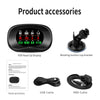 3.5" OBD2 GPS HUD Car Head-Up Display Speed RPM Fuel Alarm