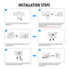 WUPP CS-1412A1 Bluetooth 5.1 S2 Motorcycle Helmet Full Duplex Bluetooth Intercom Headset Earphone(Blue)
