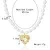 N2209-11 Colorful Love Ladies Temperament Necklace Collarbone Chain