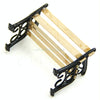 3 PCS Doll House Miniature Garden Furniture Wooden Bench Child Role Playing Toy