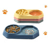 Slow Feeder Dog & Cat Bowl (Yellow) - Anti-Gulping Lick Bowl