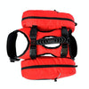 Dog Backpack Carrier L (Red) - Breathable, Reflective, with Lead Attachment