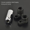 3 In 1 Manganese Steel Chrome-Plated Small Mouth Oxygen-Containing Sensor Disassemble Sleeve