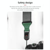 Quick Release Mirrorless Camera Crossbody Strap SLR Camera Decompression Halter Strap(Black+Green)