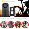 Wireless Vibration Alarm 113dB Sensor IP55 Waterproof Remote
