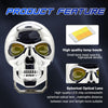 26W 3000LM Car Motorcycle IP68 Waterproof Skull Style Spotlight(Silver)