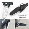 Electric Motorcycle Folding Foot Pegs Modification Pedal Pad Footrests, Style: All Aluminum