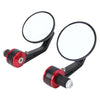 2 PCS Universal Motorcycle Round Shape  Rear View Mirror for Most Motorcycle