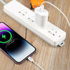 LZ-2117 18W QC3.0 3.1A USB Fast Charger, EU Plug(White)