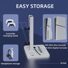 For PS5 Slim Iplay HBP-539 Console Cooling Base With RGB Ambient Light Vertical Grip Stand Charger(White)