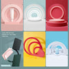 4 in 1 White Circle Geometric Solid Color Photography Photo Jewelry Cosmetics Background Table Shooting PVC Props