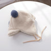 C0183 Letter Lamb Velvet Children Bomber Cap Warm Baby Hat with Cotto, Size: Around 50cm(Pink)