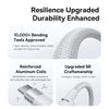 Baseus 1.3m Ultra-Fast 3 in 1 3.5A Fast Charging Cable(White)