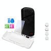 iplay Host Storage Bag Tempered Film + Rocker Cap + Protective Shell 7 in 1 Protection Bag Soft Bag Set For Switch Lite(bBack)