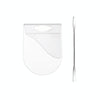 Acrylic Makeups Manicure Transparent Palette With Color Stick, Specification: Half-ring Plate+Stick