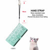 For Alcatel 1S 2021 Lovely Cat and Dog Embossing Pattern Horizontal Flip Leather Case , with Holder & Card Slots & Wallet & Cartoon Clasp & Lanyard(Green)