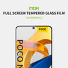 For Xiaomi Poco M4 Pro 5G MOFI 9H 2.5D Tempered Glass Full Film(Black)