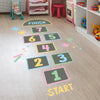 Digital Jumping Grid Game Floor Paste Preschool Ground Decoration For Children(zsz2895)