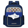 Kindergarten Burden-reducing Schoolbag Children Cute Cartoon Backpack(Royal Blue)