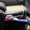 Car Signal Pole Steering Wheel Quick Dial Metal Rotating Rod Steering Signal Rod Extension (Black)