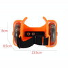 1 Pair Children Roller Skates Accessories Adjustable Three-color Luminous Wheel(Blue)