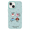 For iPhone 14 Skin Feeling Jelly TPU Hybrid PC Phone Case(Fruit Challenge Green)