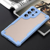 For Samsung Galaxy S25 Ultra 5G Armor Glaze PC Hybrid TPU Phone Case(Blue)