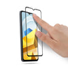 For Xiaomi Poco M5 mocolo 2.5D Full Glue Tempered Glass Full Film