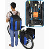 Mountain Bike Bicycle Rear Shelf Bag Camel Bag(Black Blue)