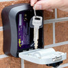 Wall-Mounted Key Code Box Construction Site Home Decoration Four-Digit Code Lock Key Box(Gray)