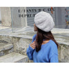 Autumn and Winter Beret Ladies Hats Plush Warmth Retro Painter Hat, Size: Adjustable(Khaki)