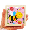 3 PCS Kids Wooden Cartoon Puzzle Jigsaw Toy Early Educational Toys(Bee)