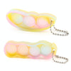 Decompression Finger Bubble Fan Keychain Pressed Venting Finger Squeezed Toys
