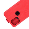 For Alcatel 3X 2020 R64 Texture Single Vertical Flip Leather Protective Case with Card Slots & Photo Frame(Red)