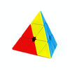2 PCS Third-order Solid Color Puzzle Early Education Magic Cube Toy, Style: Volcanic