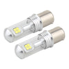 2 PCS  1156/BA15S 40W 800 LM 6000K Car Turn Light Backup Light Brake Light with 8 CREE Lamps, DC 12V(White Light)