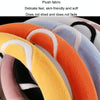 Car Steering Wheel Cartoon Short Fluff Handle Cover, Size: 38cm(Yellow Round)